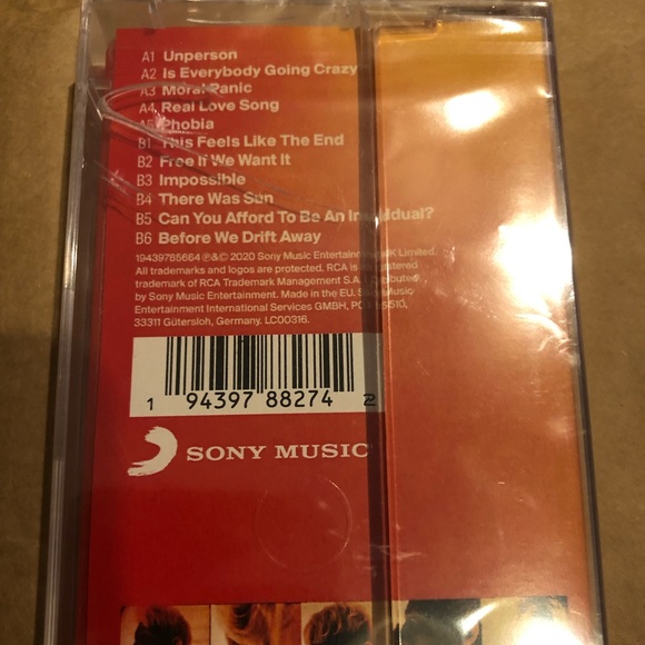 Nothing But Thieves Moral Panic collectible red colored cassette - Picture 4 of 5